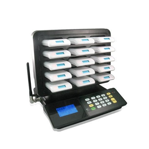 All-in-one oproepsysteem met 15 pagers.